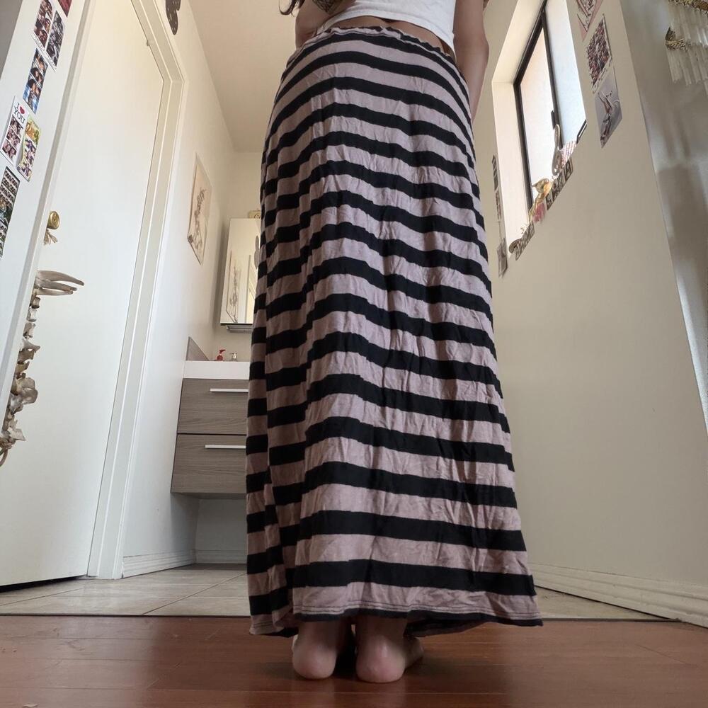 Boardwalk Stripe Maxi Skirt